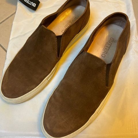 Buttero Suede Slip On Sneaker