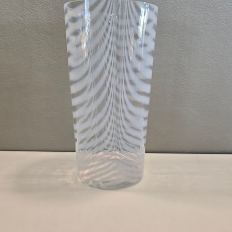 Kosta Boda Bertil Vallien Zebra vase