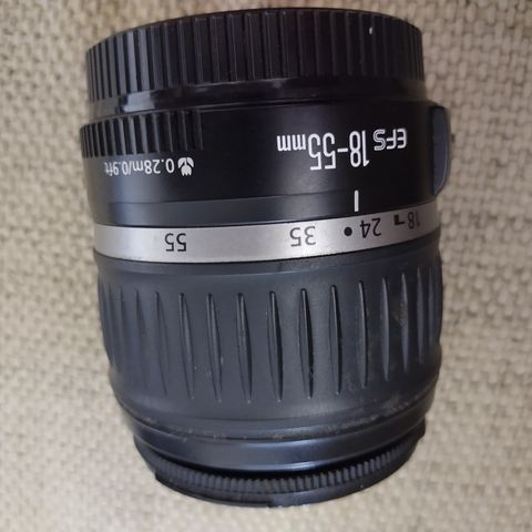 Canon EFS 18-55 mm , 0,28 mm/0.9ft