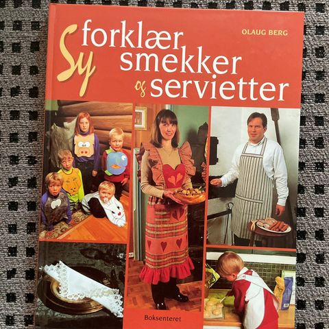 Sy forklær ,smekker og servietter