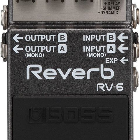 Boss RV-6 reverb pedal