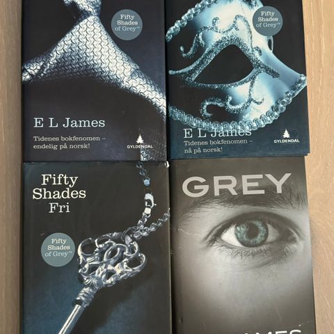 Fifty Shades of Grey - fire bøker Fifty av E L James