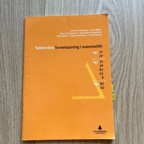 Gyldendals formelsamling i matematikk