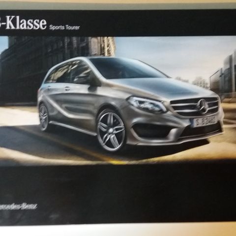 MERCEDES-BENZ B-klasse -brosjyre. ( NORSK )