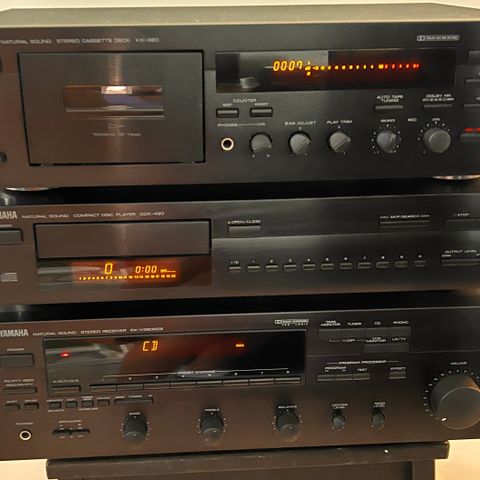 YAMAHA Stereo sett | RX-V390RDS | CDX-390 | KX-380