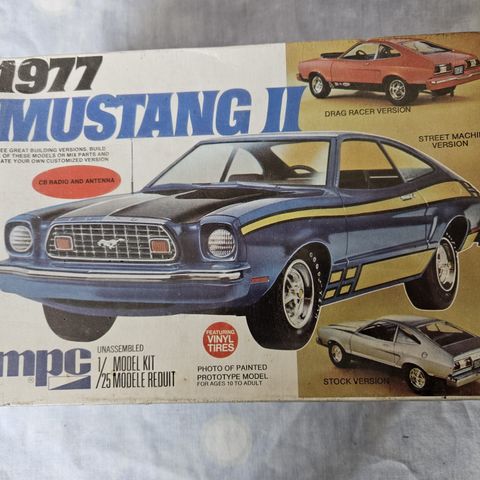 #1, 1977 Mustang II plastbyggesett