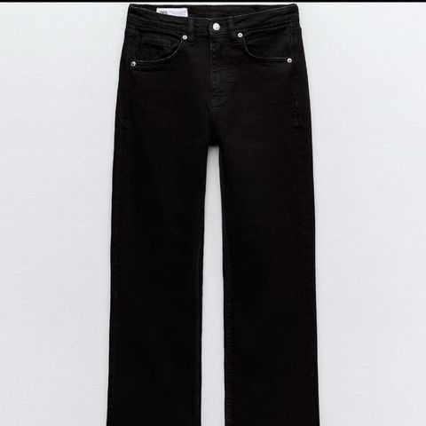 Zara cropped flare jeans