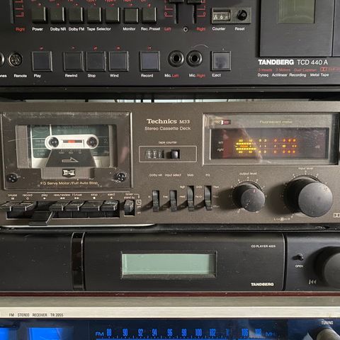 Technics M33 kassettspiller