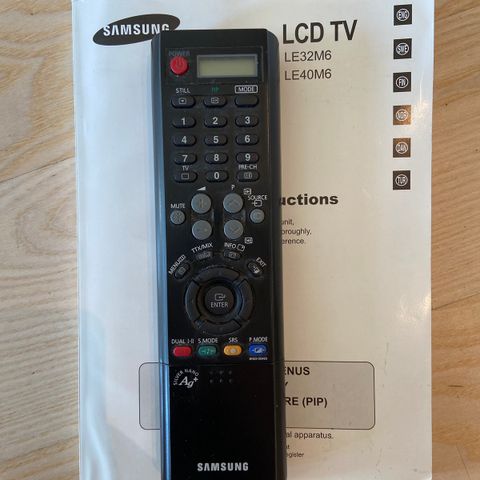 Samsung fjernkontroller - LE32M6/LE40M6