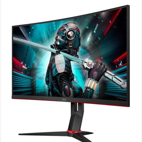 AOC 27" Curved gamingskjerm CQ27G2U/BK