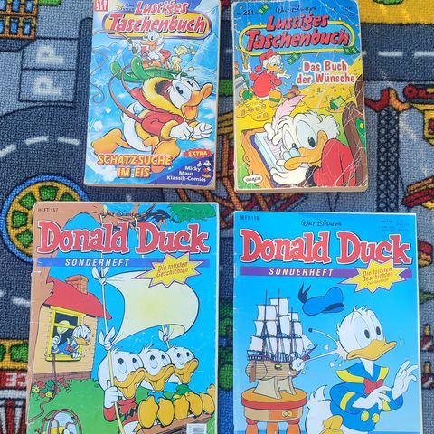 Aktivitetshefte     Tom&Jerry,     Micky Maus    , Donald Duck