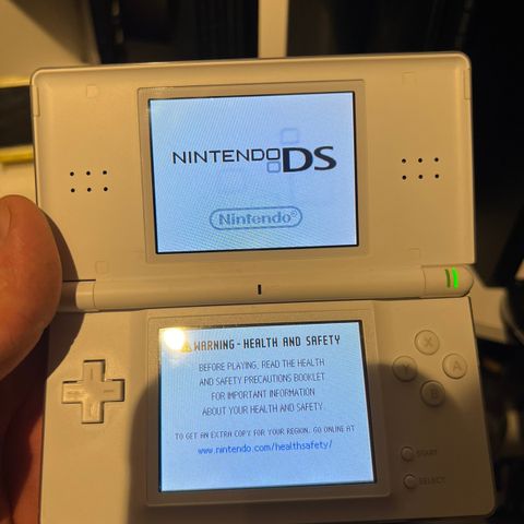 Hvit nintendo ds