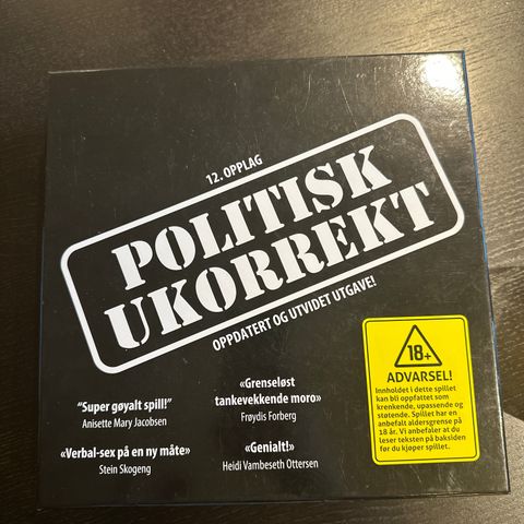 Politisk ukorrekt 18+