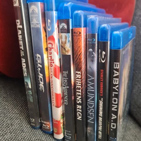 8stk bluray selges samlet pakke 2