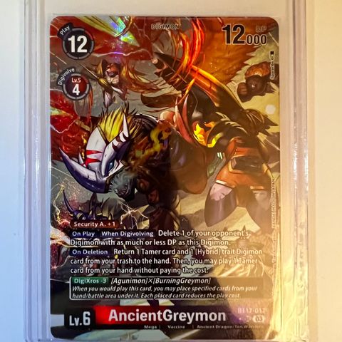 Digimon kort: AncientGreymon BT17-017 V.2