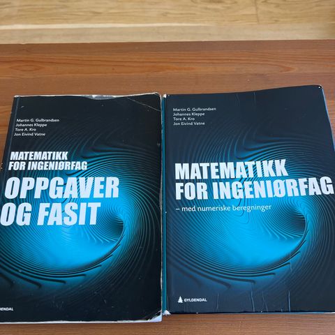 Matematikk for ingeniørfag selges