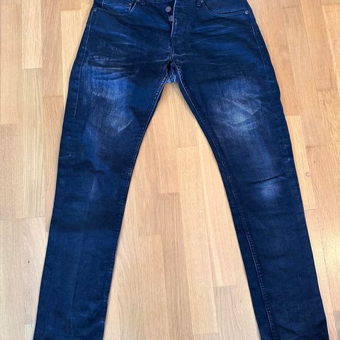 Svart Jeans Bukse B29 L34