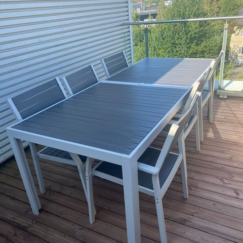 Ikea Själland bord og 6 stoler