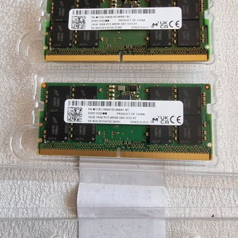 DDR5 SODIMM 32GB .2X16GB Micron PC5 4800mhz