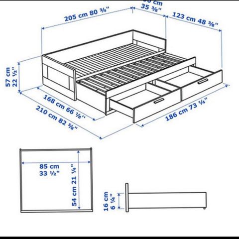 Brimnes seng fra IKEA