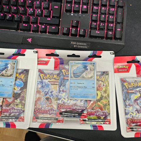 SV 3x 3-pk Blister Pokemon Kort Trade