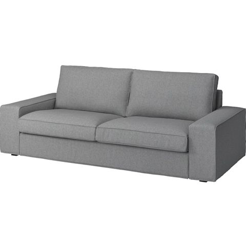 KIVIK Trekk 3-seters sofa, Tibbleby beige/grå