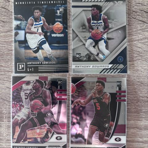 Anthony Edwards RC basketballkort