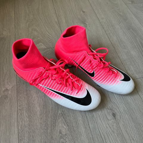 Str 44,5 Nike Mercurial Victory VI DF FG Motion Blur - Rosa/Sort/Hvit