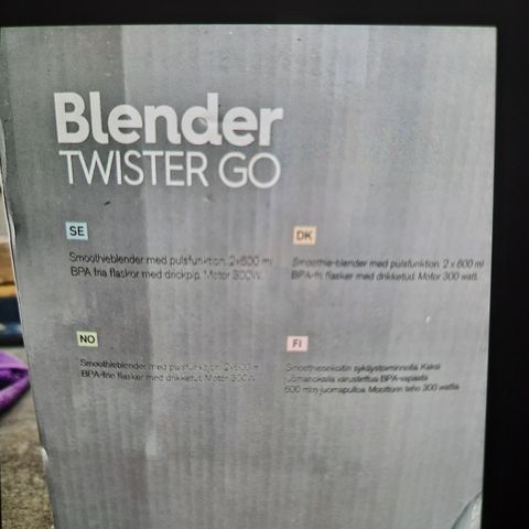 Blender nytt