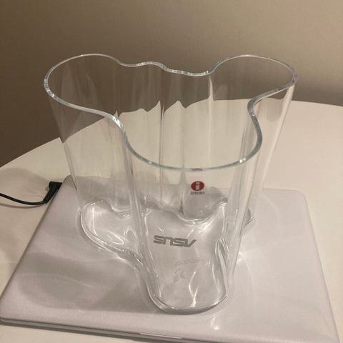 Alvar Aalto vase 16 cm klar