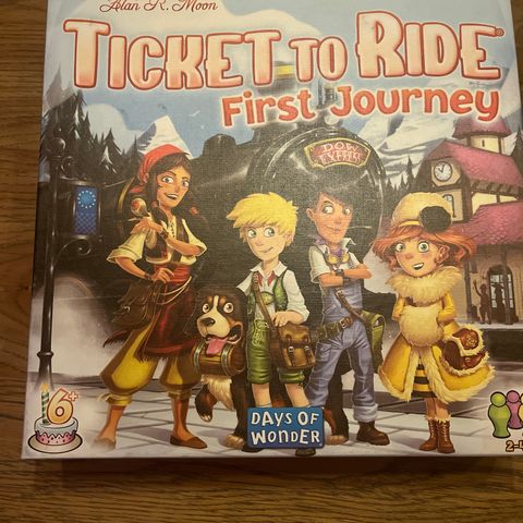 Brettspill Ticket to Ride, First Journey