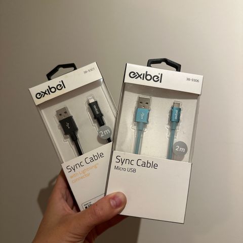 Exibel Sync Cables Lightning + Micro USB