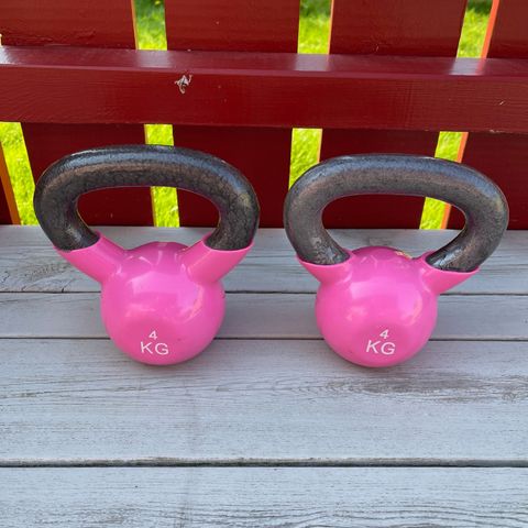 Kettlebell 4 kg X 2 stk.