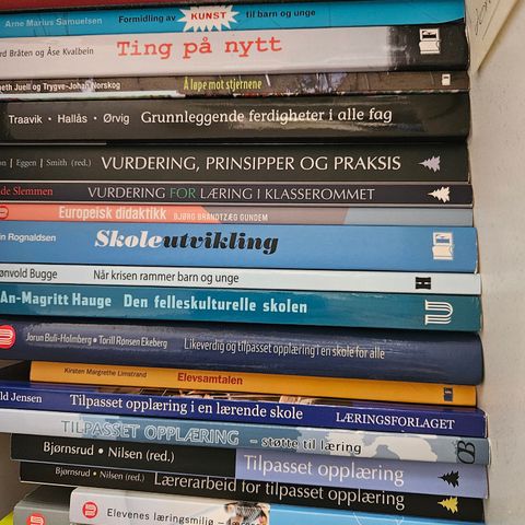 Pedagogikk og didaktikk litteratur