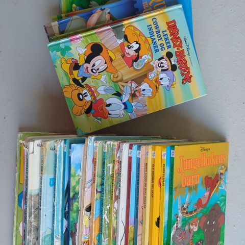 25 stk Disney bokserie - Donald Ducks bokklubb / 24kr pr stk / 1200 kr samlet