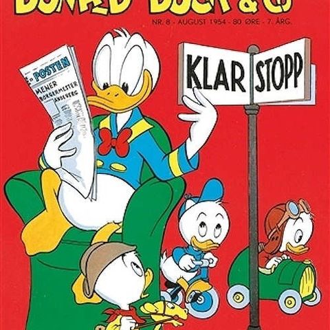 DONALD DUCK NUMMER 8 - 1954