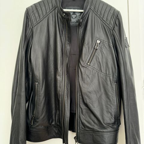 Belstaff RACER JACKET - Skinnjakke - black, strl 52