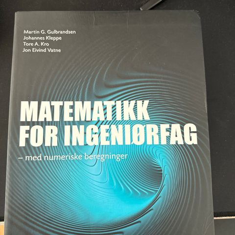 Matematikk for ingeniørfag og oppgavebok med fasit