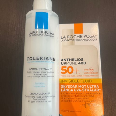 La roche-posay solkrem og rens