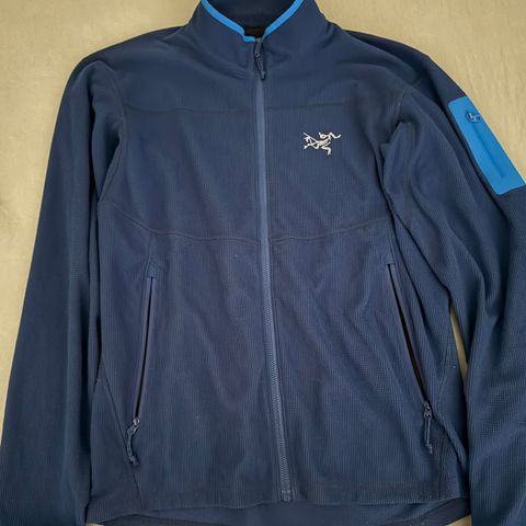 Arcteryx fleece marine blå