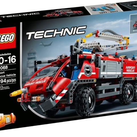 Helt ny Lego technic flyplass brannbil sett 42068