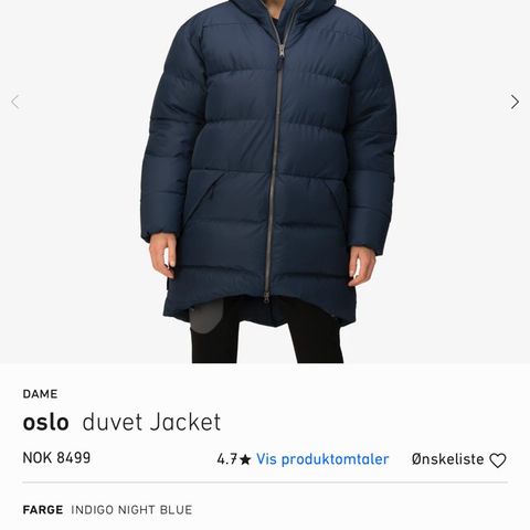 Norrøna oslo duvet