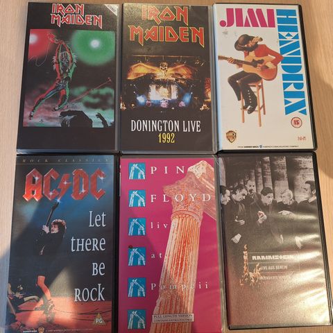 VHS samling horror kult indie heavy metal