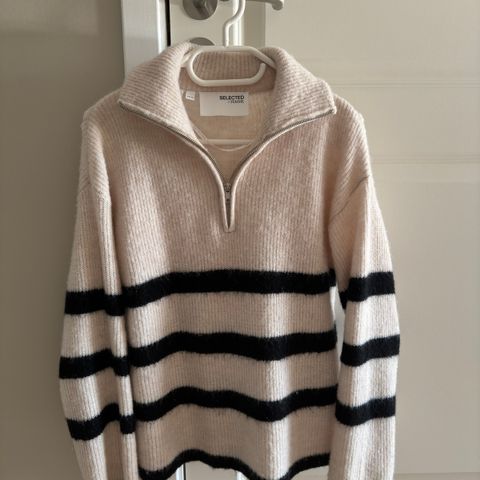 Selected Femme Maline Long Sleeve Knit Half Zip str. XS