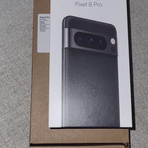 TILBUD I KVELD 6500NOK - Pixel Pro 8(5G) 256GB  Obsedian - NY I ESKE!