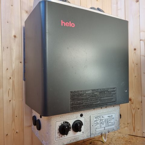 HELO Cup 45 STJ multivoltage Graphite Badstuovn sauna ovn