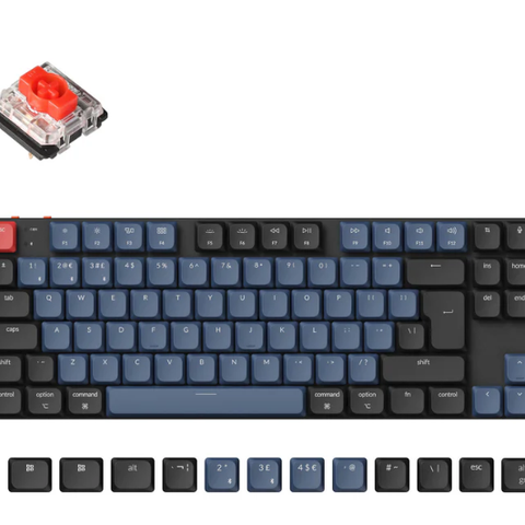 Keychron K1 Pro lavprofil mekanisk tastatur (ISO / Nordic)