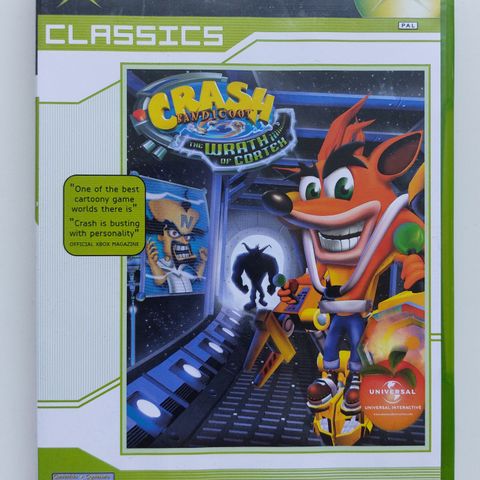 "CRASH BANDICOOT - The Wrath of Cortex" til XBOX