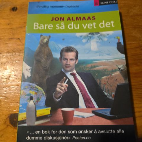 Jon Almaas - Bare så du vet det