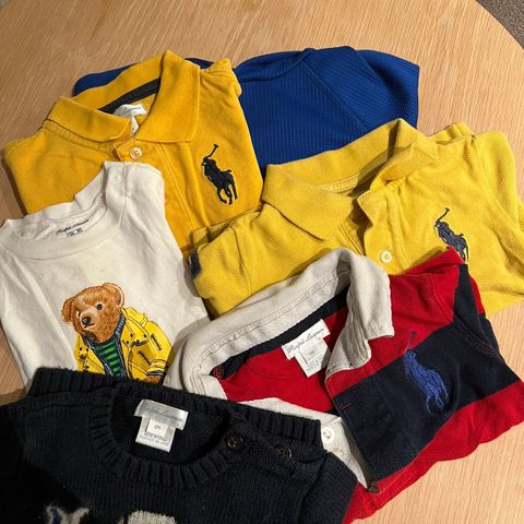 Ralph Lauren klespakke med skavanker